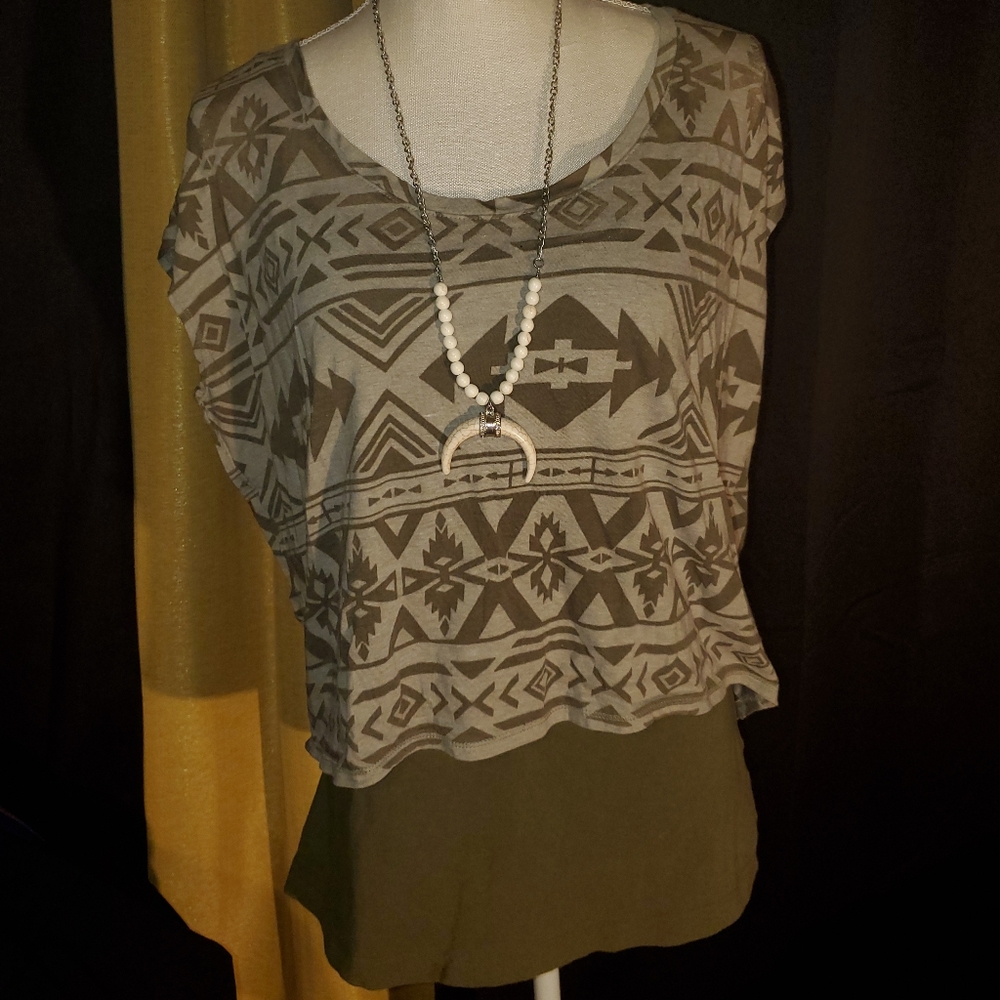 Olive Tank and Crop Set